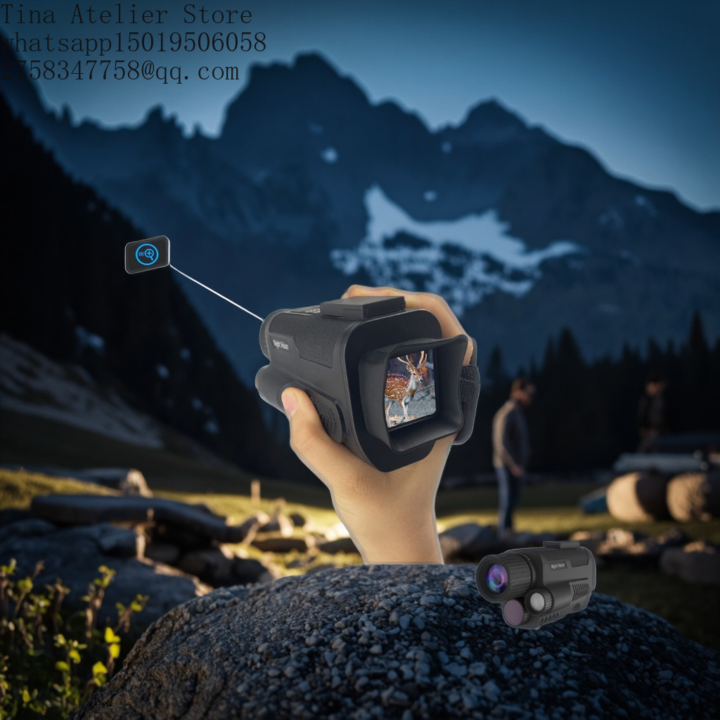 Thermal Scope Night Vision Monocular - Z9001 กล้องส่องกลางคืนแบบโมโนคูลาร์ 40MP ซูมออปติคอล 8 เท่า