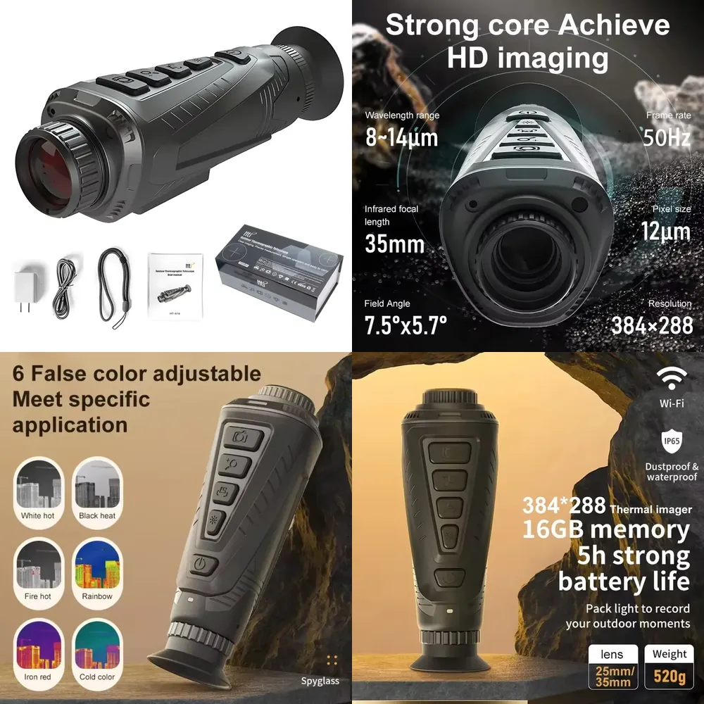 กล้องมองภาพความร้อนแบบโมโนคูลา - Thermal Scope Night Vision Monocular บทวิจารณ์และราคา