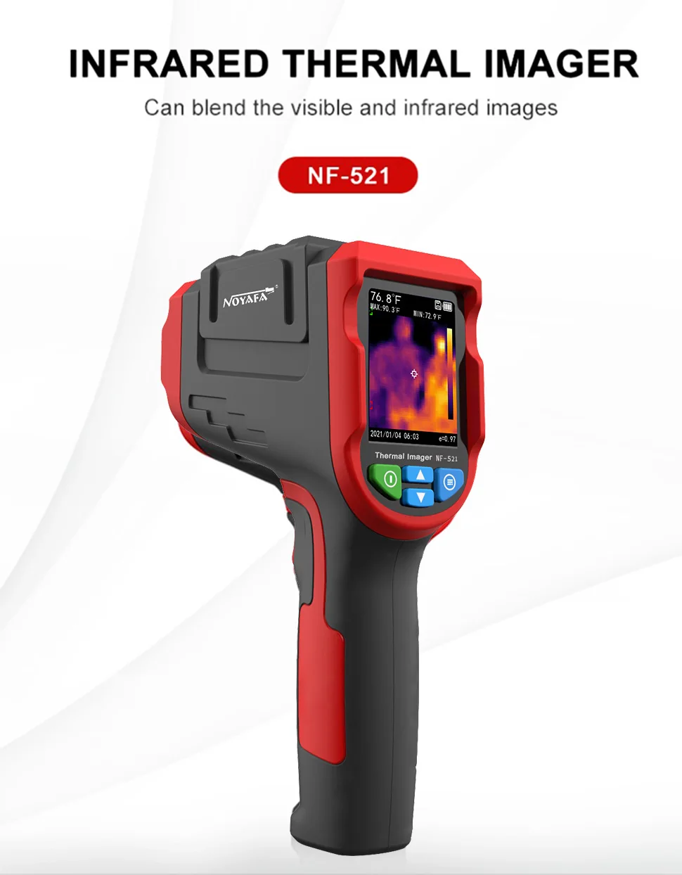 กล้องถ่ายภาพความร้อนอินฟราเรดอ - Nf 521 Thermal Imaging Camera บทวิจารณ์และราคา